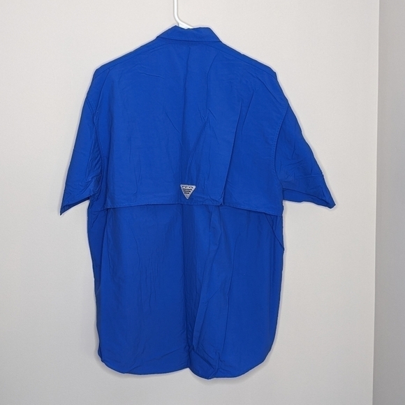 Columbia PFG Blue Button Down Shirt M - Picture 2 of 5
